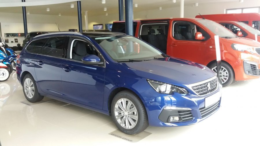 Peugeot 308, 308 SW ALLURE 1.2 PureTech 130 S&S MAN6 €6.1, barva modrá