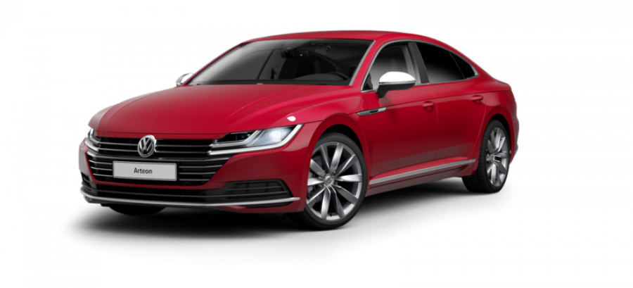 Volkswagen Arteon, Elegance 2,0 TSI 7DSG, barva červená