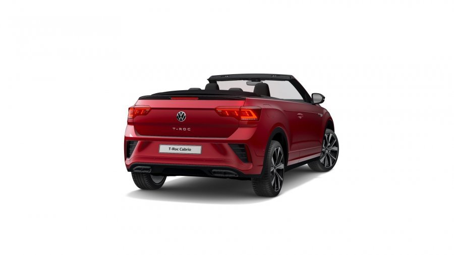 Volkswagen T-Roc, T-Roc Cabriolet R-Line 1,5TSI 110kW 7DSG, barva červená