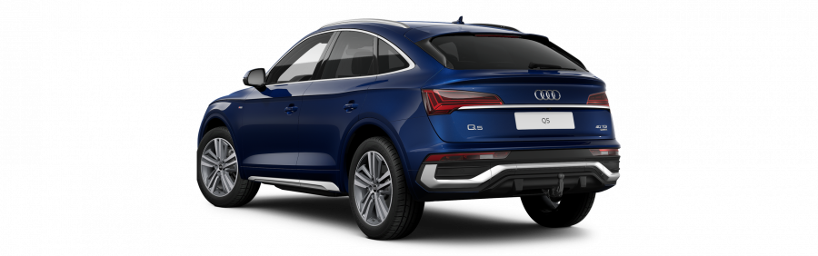 Audi Q5 Sportsback, Q5 SB S line 40 TDI 150kW quattro, barva modrá