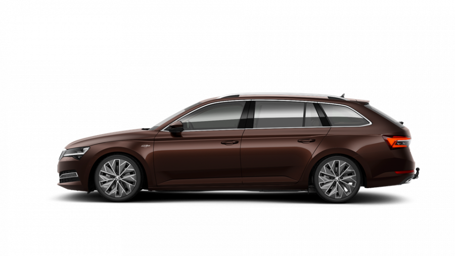 Škoda Superb, 2,0 TDI 147 kW 7-stup. automat. 4x4, barva hnědá