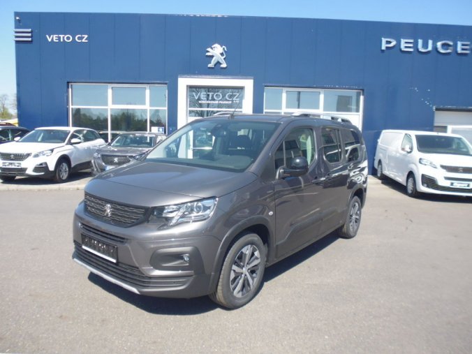 Peugeot Rifter, LONG GT Line 1.5 BHDi 130 MAN6, barva šedá