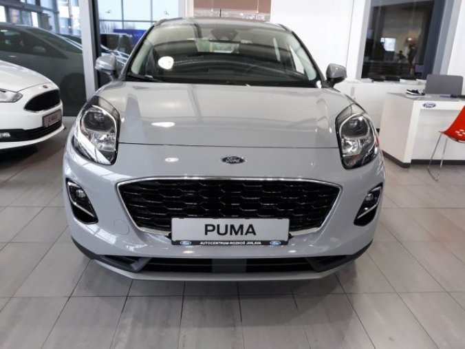 Ford Puma, Titanium, 5dveřová, 1.0 EcoBoost 92 kW/125 k, 6st. manuální, barva šedá