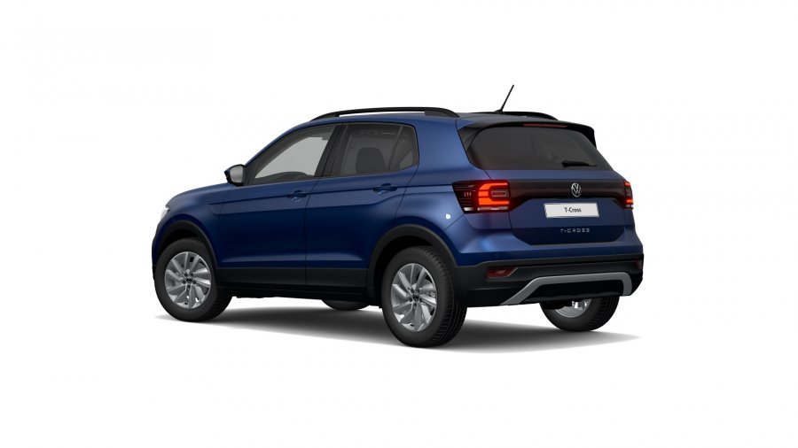 Volkswagen T-Cross, T-Cross Life 1,0 TSI 81 kW 6G, barva modrá