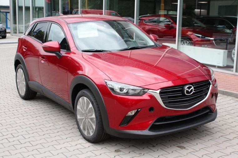 Mazda CX-3, SKYACTIV-G, barva červená