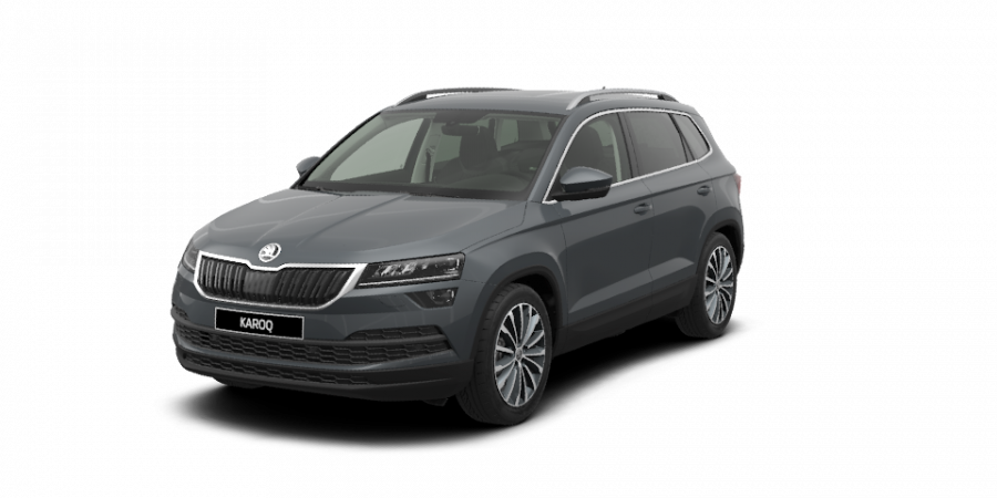 Škoda Karoq, 1,5 TSI 110 kW 6-stup. mech., barva šedá