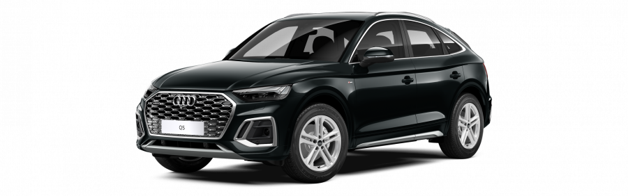 Audi Q5 Sportsback, Q5 SB S line 40 TDI 150kW quattro, barva černá