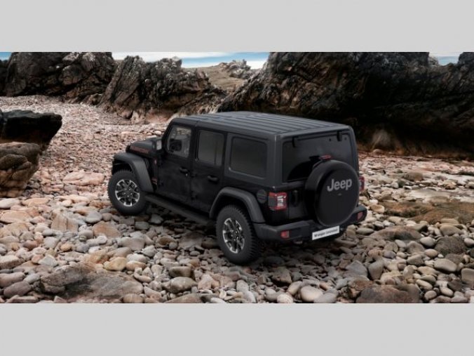 Jeep Wrangler, Rubicon 2.0 Turbo 4WD, barva černá