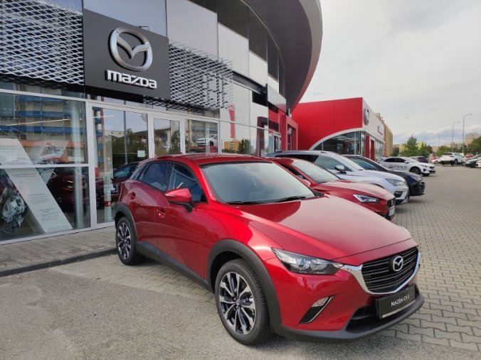 Mazda CX-3, 2.0 G121, barva červená