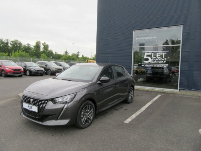 Peugeot 208, ACTIVE PACK 1.2 PureTech 75k, barva šedá