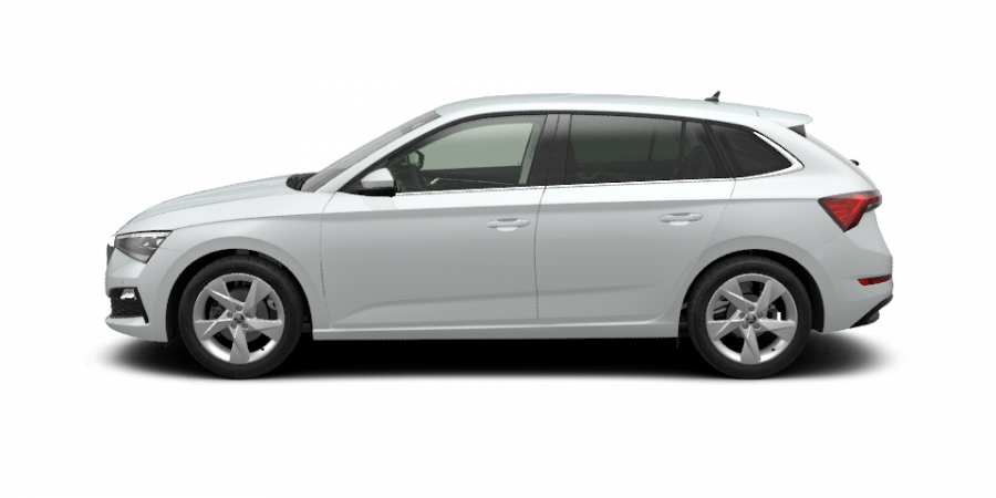 Škoda Scala, 1,5 TSI 110 kW 6-stup. mech., barva bílá