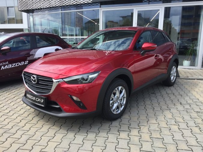 Mazda CX-3, 2,0 Skyactiv-G121 A/T, barva červená