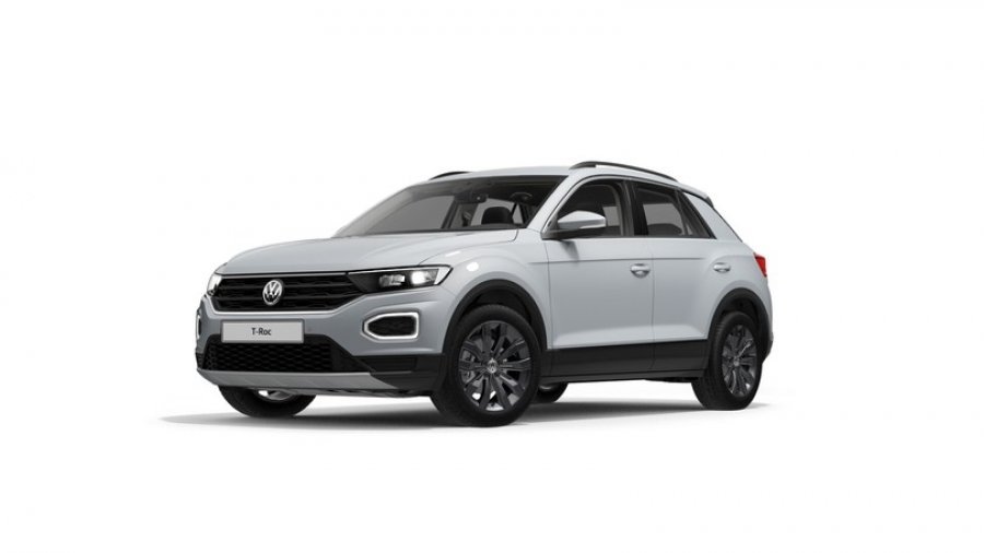 Volkswagen T-Roc, Design 1,0 TSI 6G, barva bílá