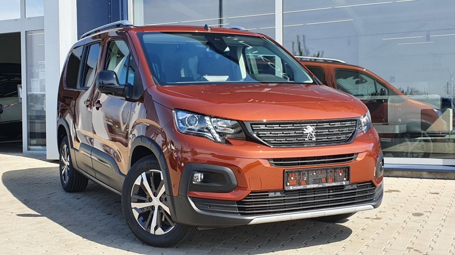 Peugeot Rifter, LONG 7 míst GT BlueHDi 130 MAN6, barva oranžová