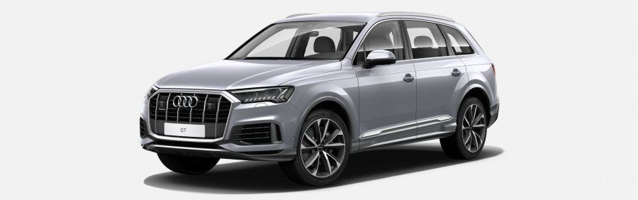 Audi Q7, Q7 50 TDI quattro, barva stříbrná