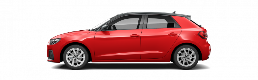 Audi A1, A1 Sportback Advanced 30 TFSI 81 kW, barva červená