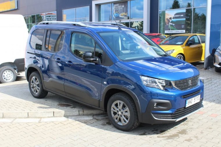 Peugeot Rifter, Allure Pack 1.2 96kW AT8, barva modrá