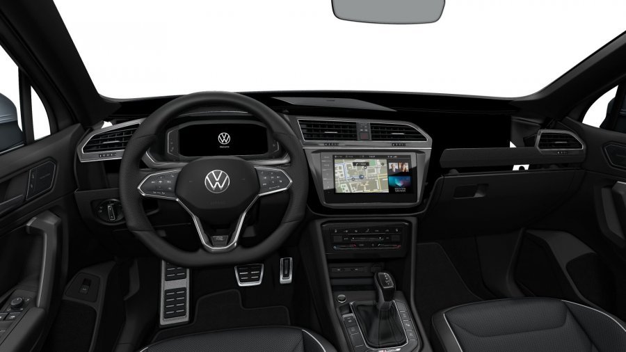 Volkswagen Tiguan Allspace, Allspace R-Line 2,0 TDI 147 kW 4M 7DSG, barva stříbrná