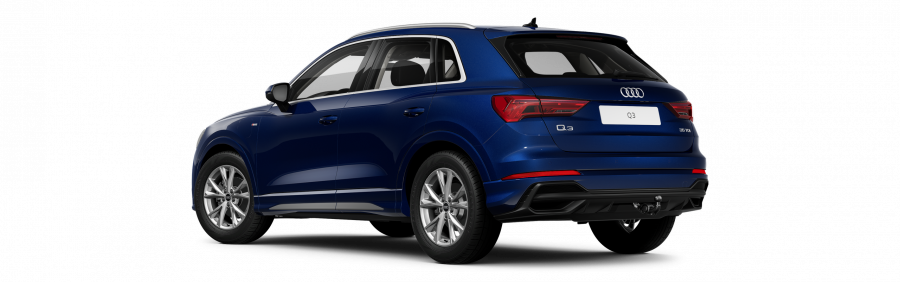 Audi Q3, Q3 S line 35 TDI 110 kW, barva modrá