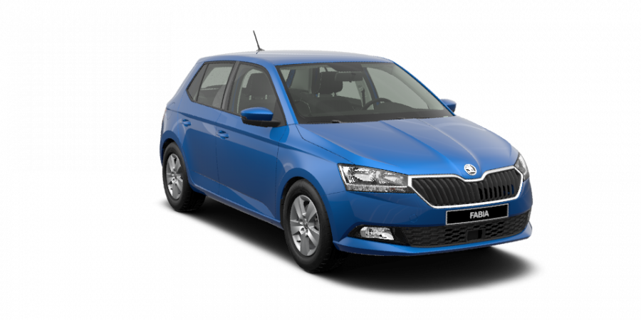 Škoda Fabia, 1,0 TSI 70 kW 5-stup. mech., barva modrá