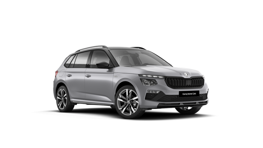 Škoda Kamiq, 1,5 TSI 110 kW 6-stup. mech., barva stříbrná