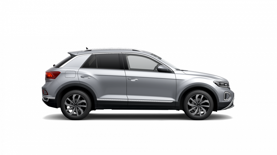 Volkswagen T-Roc, T-Roc Style 1,0 TSI 81 kW 6G, barva stříbrná