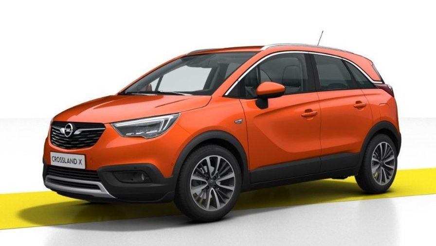 Opel Crossland X, Enjoy F 12 XHL, barva oranžová