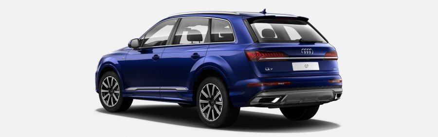 Audi Q7, Q7 S line 45 TDI quattro, barva modrá