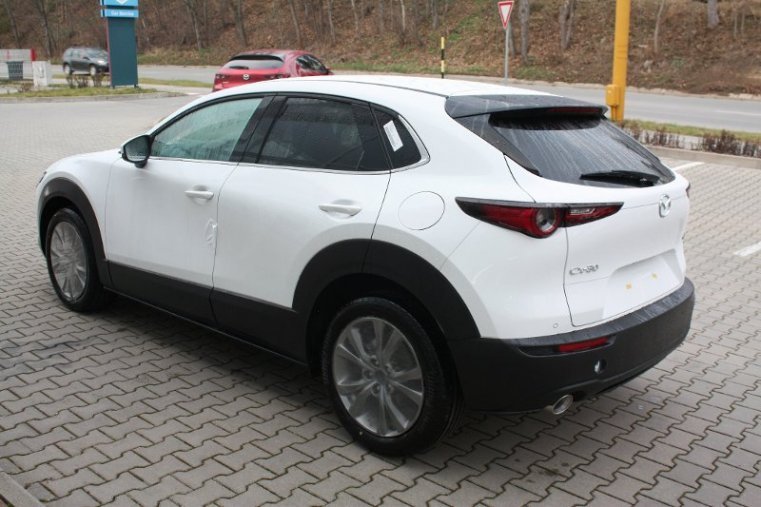 Mazda CX-30, SKYACTIV-X, barva bílá