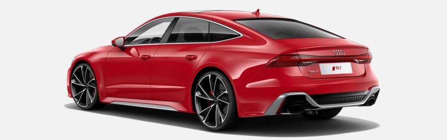 Audi A7, RS 7 Sportback TFSI 441 kW quattro, barva červená