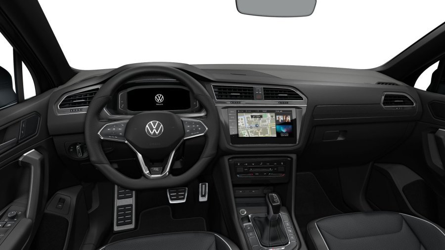 Volkswagen Tiguan Allspace, Allspace R-Line 2,0 TSI 180 kW 4M 7DSG, barva černá