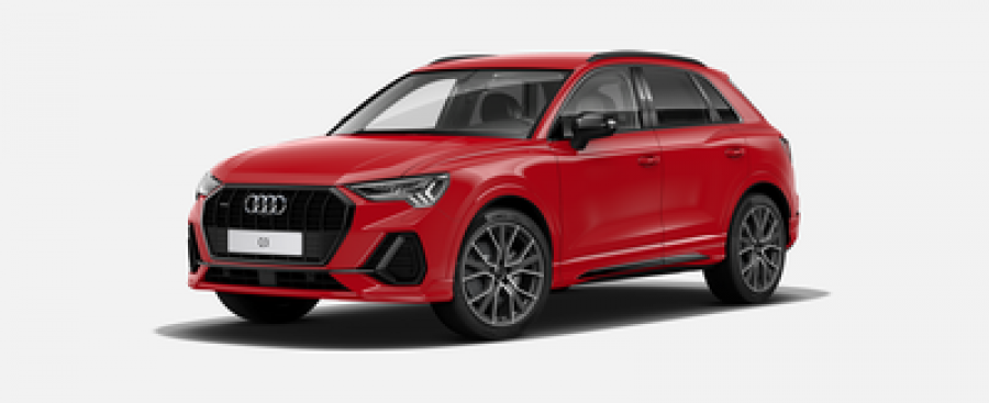 Audi Q3, S line 45 TFSI 169 kW q, barva červená