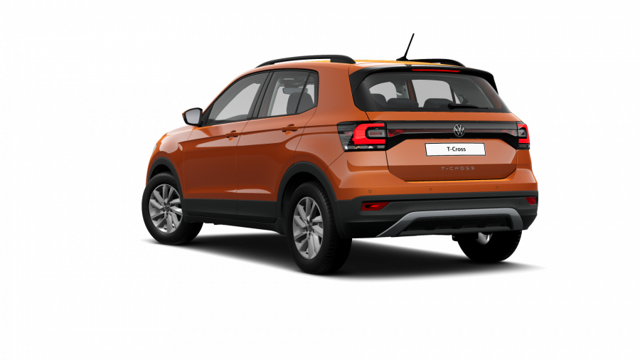 Volkswagen T-Cross, T-Cross Life 1,0 TSI 81 kW 6G, barva oranžová