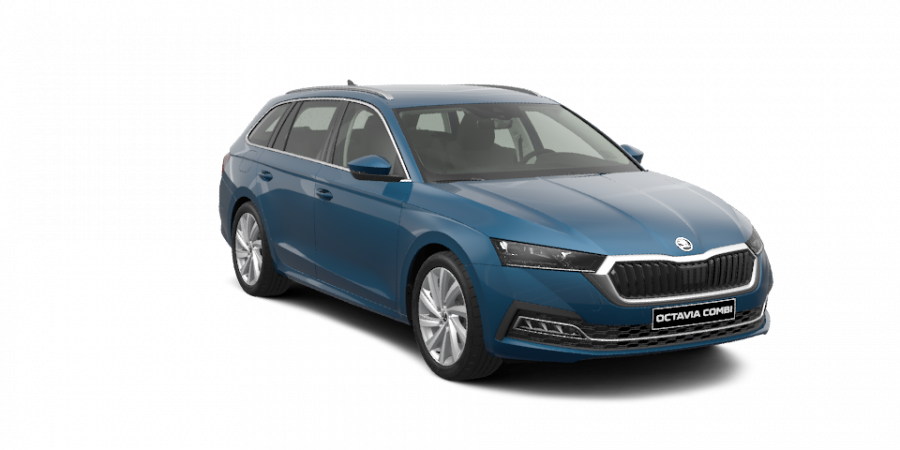 Škoda Octavia, 1,5 TSI 110 kW 6-stup. mech., barva modrá