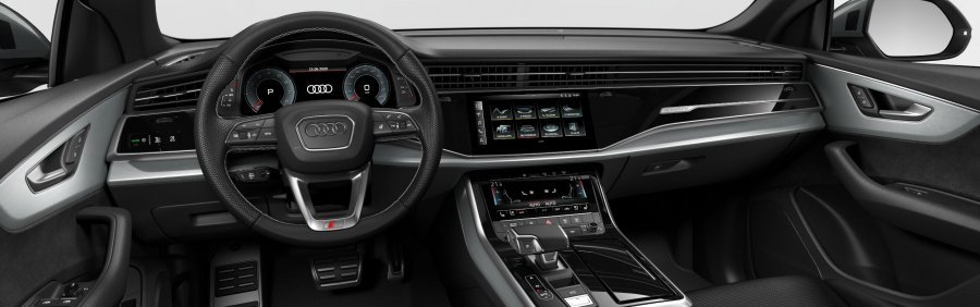 Audi Q8, Q8 50 TDI quattro, barva šedá