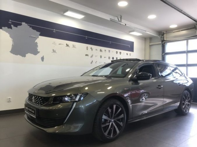 Peugeot 508, SW GT LINE PureTech 180 EAT8, barva zelená