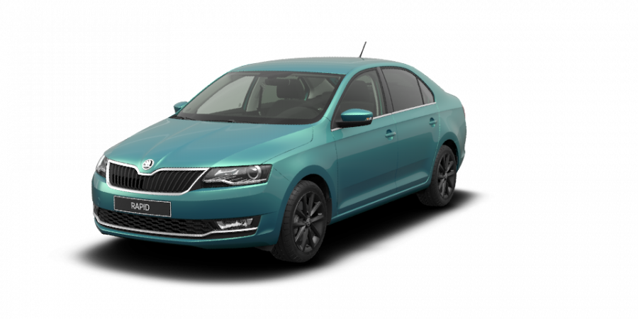 Škoda Rapid, 1,0 TSI 81 kW 6-stup. mech., barva modrá