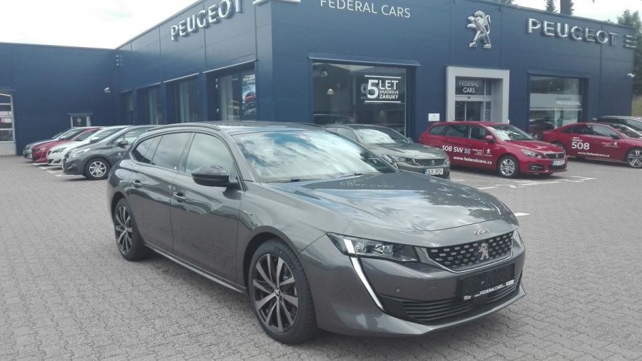 Peugeot 508, SW GT LINE BlueHDi 180k EAT8, barva šedá