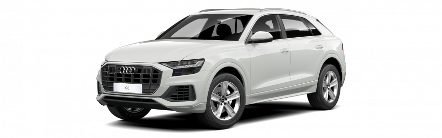 Audi Q8, Q8 45 TDI quattro, barva bílá