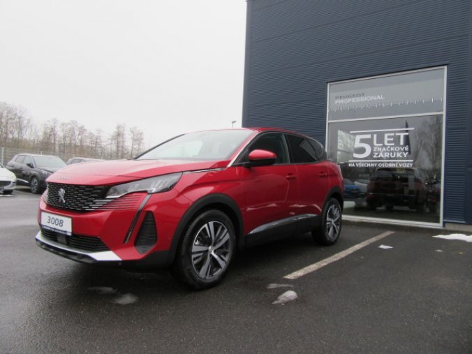 Peugeot 3008, ALLURE 1,2 PureTech 130k EAT8, barva červená