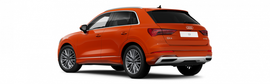 Audi Q3, Q3 Advanced 35 TFSI 110kW, barva oranžová