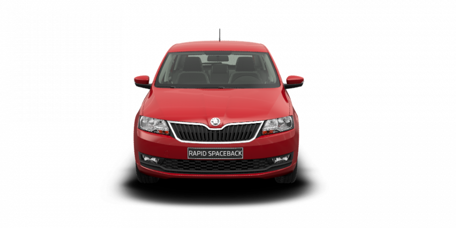 Škoda Rapid, 1,0 TSI 70 kW 5-stup. mech., barva červená