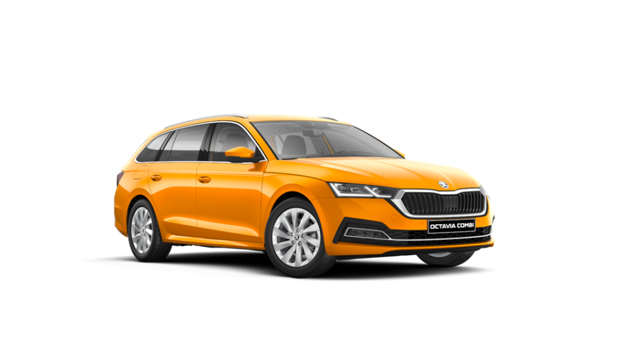 Škoda Octavia, 2,0 TDI 110 kW 6-stup. mech., barva oranžová