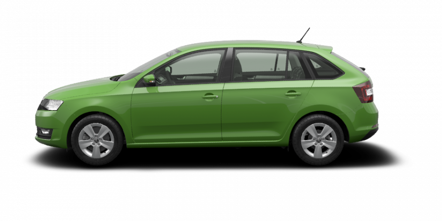 Škoda Rapid, 1,0 TSI 81 kW 6-stup. mech., barva zelená