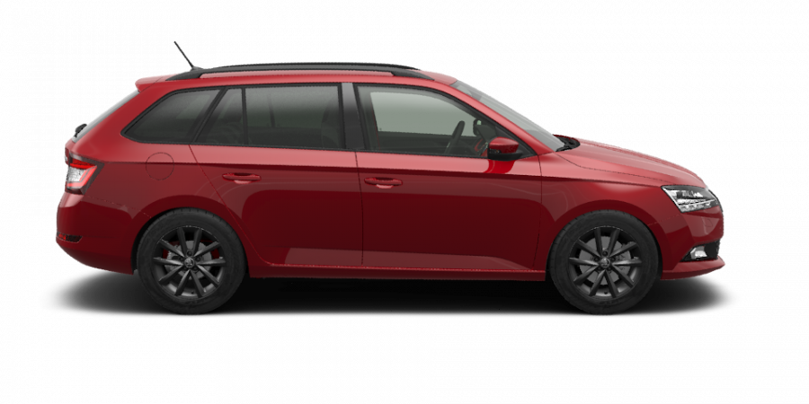 Škoda Fabia, 1,0 TSI 81 kW 6-stup. mech., barva červená