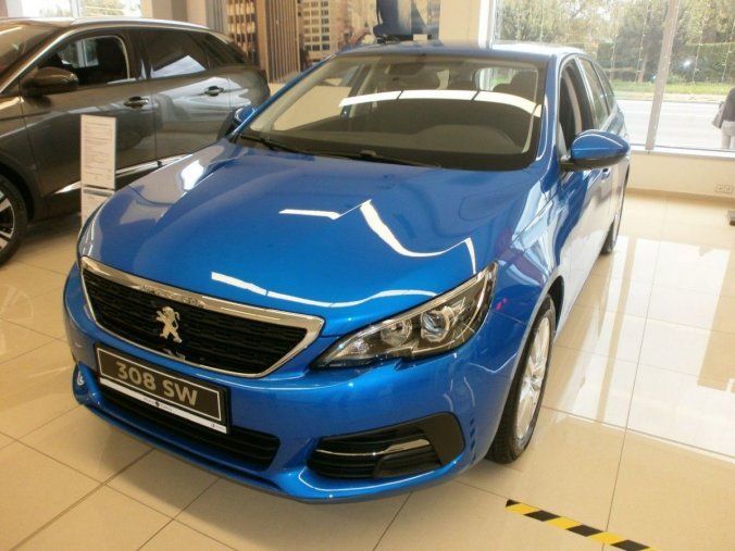 Peugeot 308, SW Active 1,5 BlueHDi 100 75 k, barva modrá