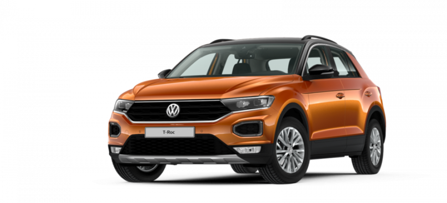 Volkswagen T-Roc, Style 1,5TSI EVO ACT OPF 7DSG, barva oranžová