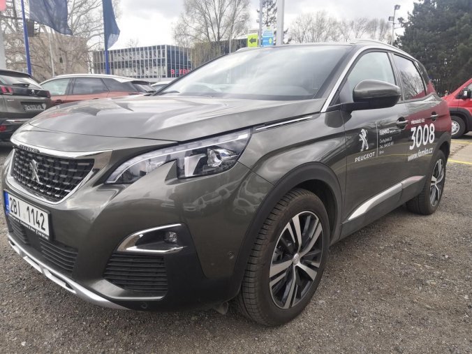 Peugeot 3008, ALLURE 1.2 PureTech 130k MAN6, barva šedá