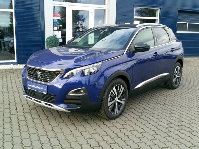 Peugeot 3008, GT-Line 1,6 PureTech 180 EAT8, barva modrá