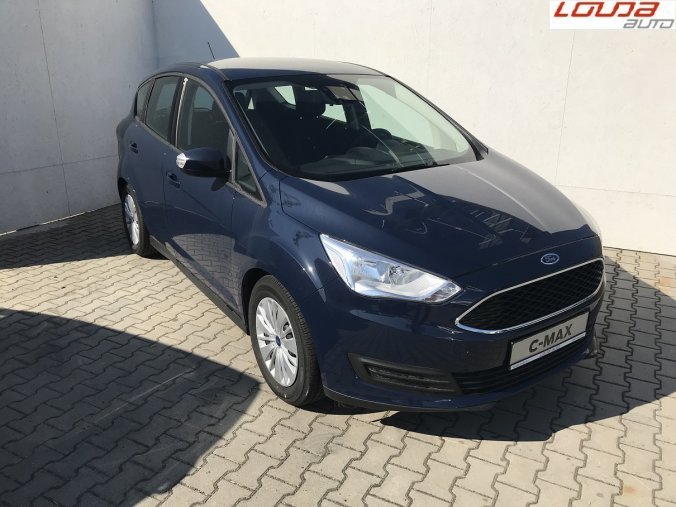 Ford C-MAX, Trend, Compact, 1.0 EcoBoost 74 kW/100 k, 6st. manuální, barva modrá